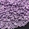 Acrílico 7mm contas de letras coloridas contas de carta de amor DIY joias artesanais pulseira acessórios com contas contas soltas material