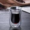 Xícaras de Café de Camada Dupla Agrupadas, Xícaras de Chá Latte com Alças, Xícaras de Espresso e Chá Gelado de Alto Borossilicato, Atacado do Fabricante