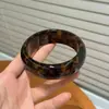 Pulsera de Resina Ancha de Estrella de Mar y Concha Dulce Fresca Picante para Mujer Estilo Vacaciones de Verano Joyería de Mano Exagerada Bohemia