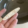 Horquilla de ácido acético ámbar para mujer, con pinza de pico de pato para cabello roto, pinza lateral para tocado, flequillo