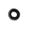 Elásticos de Cabelo para Cordão de Telefone de Comércio Exterior, Tiaras Grandes e Pequenas, Cordas de Cabelo Grossas Simples, Argolas de Couro, Elásticos Pretos, Atacado de Fabricantes