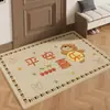 Felpudos de Entrada de Dibujos Animados, Felpudos de Entrada de Casa de Alta Gama, Alfombrillas de Alfombra Gruesas para Interiores Resistentes a Manchas y al Desgaste