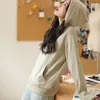 [Venta especial de liquidación, sin devoluciones ni cambios] Sudadera con capucha para mujer, engrosada para otoño e invierno, con bolsillos, prenda exterior de manga larga