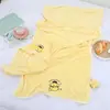 Toalla de Perro Pudín de Terciopelo Coral Dibujos Animados Bordada Toalla de Baño Absorbente para el Hogar Limpieza de Manos y Cara Seca