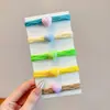Argola de Cabelo Elástica Colorida de Doces para Meninas, Alta Elasticidade, Durável, Não Danifica o Cabelo, Acessório de Cabelo