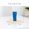 Serie Montessori Materiales Didácticos para Reconocimiento de Formas Geométricas, Juguetes Educativos de Iluminación, Bloques de Construcción de Emparejamiento Transfronterizos para Educación Temprana Infantil