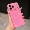 Adecuado para funda de teléfono móvil Apple 17 Promax, Vidrio Templado tipo Hielo, Funda Dura de Cobertura Total con Ventana Grande Instantánea para iPhone 16