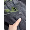 Cardigã de malha LEKA estilo coreano, duas peças falsas, gola redonda, para mulheres, roupas femininas de outono e inverno, solto e modelador, novo suéter para mulheres