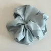 Elástico de Cabelo Liso de Cetim de Alta Qualidade para Mulheres, Acessório de Cabelo Sem Costura para Penteados de Coque, Corda de Cabelo Grande