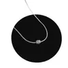 Collar con Anillo de Zirconia de Temperamento para Mujer Cadena de Clavícula Personalizada Nuevo Estilo Caliente 2025 Lujo Accesible Nicho Collar de Gama Alta