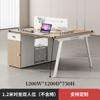 Escritorio de Oficina para 2/4/6/8 Personas, Escritorio para Computadora de Escritorio, Mesa de Estación de Trabajo y Juego de Sillas, Minimalista Moderno Uso Comercial