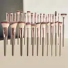 Conjunto de Ferramentas de Beleza Multi-Peça Transfronteiriço com 30 Peças: Pincéis de Maquiagem, Esponjas de Pó, Conjunto Grande para Lavagem Facial