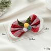 Navidad Tocado Lazo Horquilla Sombrero Clip Rojo Malla Astas Adulto Niños Pequeño Regalo Horquilla Accesorios para el Cabello