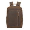 Mochila personalizada de couro Crazy Horse de 15,6 polegadas, mochila masculina de grande capacidade, mochila retrô de couro genuíno transfronteiriço, bolsa masculina