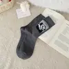 Meias de Bolso com Desenho Original para Mulheres, Meias Fofas de Gatinho e Cachorrinho Ins Tendência Meia de Cano Médio, Meias Slouch Personalizadas com Flocagem de Animal