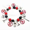 Pulseira Elástica de Contas de Beisebol MLB Cruzada Mercadoria de Time Unissex Fábrica de Origem Atacado