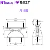 Pestillo de Succión para Puerta Semicircular de RV, Gancho de Puerta, Limitador de Portilla, Cerradura Amortiguadora Anticolisión para Puerta de Coche, Accesorios y Equipamiento para Puertas