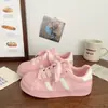 Tenis Blancos con Punta de Concha para Mujer 2026 Primavera Nuevos Versátiles de Suela Gruesa Casuales Estudiantes Nicho Estilo Coreano Zapatos Deportivos