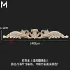 Dongyang Tallado en Madera Estilo Europeo Calcomanía Accesorios para Muebles Flores para Puertas de Madera Tallado Fino Calcomanías para Puertas de Gabinete Flores para Cabeceras Calcomanías de Madera Maciza Decoración