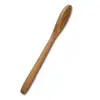 Estilo de lujo ligero cuchara retro cuchara estilo europeo cuchara de bambú cuchara para remover