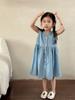 Conjunto Jeans de Verão Infantil Meninos 2026 Novo Traje Casual de Verão Vestido Colete Meninas Bebês Roupas para Irmãos