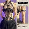 Lóbulo Lencería Sexy Encaje Push-Up Puro Deseo Seductor Camisón de Entrepierna Abierta Caliente Encantador Dulce Espalda Descubierta Uniforme