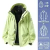Chaqueta Tres en Uno para Mujer Luotuo Outdoor Primavera y Otoño 2026 Atuendo para Viajes en Praderas Nueva Ropa de Senderismo para Parejas