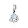 Pulsera con cuentas cruzadas colgante DIY corazón de amor unicornio mariposa adorno colgante pulsera brazalete charm materiales hechos a mano