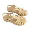 Mulheres Adulto Toe Shoes Primavera e Verão Novo Sola Macia Sapatos de Furo Oco Sapatos Romanos Planos Sandálias de Praia de Plástico Casuais