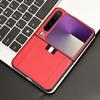Adecuado para Huawei Purax Ancho Plegable Soporte para Tarjetas Funda para Teléfono Móvil P50Pocket Almacenamiento de Tarjetas Textura de Cuero Funda Protectora Negocios