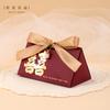 Caja de Dulces Triangular de Madera con Forma de Anillo, Portátil, para Boda 2026, Caja de Dulces para Boda y Compromiso, Caja de Regalo, Caja Vacía, Venta al por Mayor
