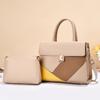 Bolsos de Mujer Transfronterizos Nueva Moda Costuras Color Contrastante Bolsos de Mano Mujer Versátil Para Desplazamiento Hombro Bolso Cruzado de Alta Gama
