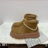 Botines Birkenstock Retro para Mujer 2026, Elegantes Botas de Moda Nuevas Otoño-Invierno con Punta Redonda Versátiles de Suela Gruesa, Botines Cortos de Gamuza