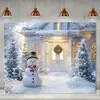 Tecido de Fundo Transfronteiriço Decorações de Natal Bandeiras de Janela Pano Pendurado de Ano Novo Tapeçaria Banner de Decoração Externa Personalização