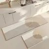 Tapete de Cozinha de Terra de Diatomáceas Estilo Wabi-Sabi de Alta Qualidade, Absorvente de Água, Antiderrapante, Resistente a Manchas, Resistente ao Desgaste, Tapete Longo para Sala de Jantar, Em Estoque para Atacado