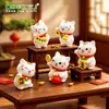 Figura creativa de gato de la suerte lindo para micro-paisajismo, accesorios de decoración DIY para casa de muñecas, adorno de escritorio mini