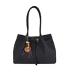 Bolso tote grande de moda y casual con patrón tejido para mujer, estilo nuevo, color liso, gran capacidad, adecuado para el uso diario y para ir al trabajo.