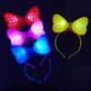 Diadema de Moño Luminoso Palo Fluorescente Aplaudir Manos Actividades del Campus de Jardín de Infancia Accesorios para Conciertos Juguetes de Puesto Callejero