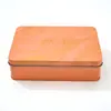 Caja Rectangular de Hojalata Vacía al por Mayor Simple Set de Productos para el Cuidado de la Piel Caja de Regalo para Mascarilla Facial Caja de Empaque Metálica Antiaplastamiento