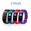Bluetooth deportivo podómetro recordatorio de información despertador clima frecuencia cardíaca monitorización del sueño regalo pulsera inteligente C1PLUS
