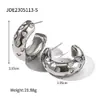 Para agradecer aos novos e antigos clientes, a Jieding oferece brincos versáteis para mulheres, estilo europeu e americano, aço inoxidável banhado a ouro 18k, atacado