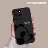 Funda para Teléfono Panda Manzana 17 Pro Max 16 Nuevo 15 Linda 14 Pareja 11 Silicona Cobertura Total Anti-Caídas Cubierta Protectora