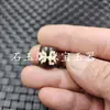 Ágata Marrom Jade Lutong Contas Espalhadas Olhos Nobres Dentes de Tigre Três Olhos Contas do Céu Contas Cilindricas Pulseira Colar Joias Contas