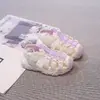 Sandálias Fechadas para Meninas 2026 Verão Novo Estilo Sapatos de Princesa Vazados Moda Casual Confortáveis Respiráveis Sapatos de Praia