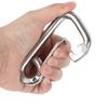Gancho de acero inoxidable 304 con hebilla de resorte, gancho de escalada simple, hebilla de cadena para perro 201, gancho de seguridad para colgar rápidamente sin cable