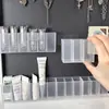 Caja Compartimentada de Pared sin Agujeros Gabinete Espejo Almacenamiento de Artículos Pequeños Pinzas para Cejas Tijeras Lápiz de Cejas Brocha Estante de Almacenamiento de Labiales