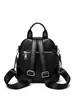 Mochila nueva de cuero genuino para mujer hecha de piel de vaca de capa superior, elegante y versátil, adecuada para el trabajo, viajes de negocios y el uso diario.