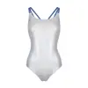 Traje de baño de natación de carreras de AliExpress para mujer, triángulo, ajustado, cintura ceñida, simple, para piscina de aguas termales, traje de baño para mujer