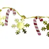 Banner de Guirnalda de Papel para Carta de Navidad Transfronteriza Flor de Papel de Navidad Colgante Bandera Colgante Decoración de Ambiente Fiesta Bandera de Tirar
