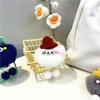 Celebriade da Internet Feio Fofo Pequena Bola de Carvão Chaveiro Desenho Animado Pelúcia Boneca Elfo Pingente de Bolsa Pingente de Carro Presente